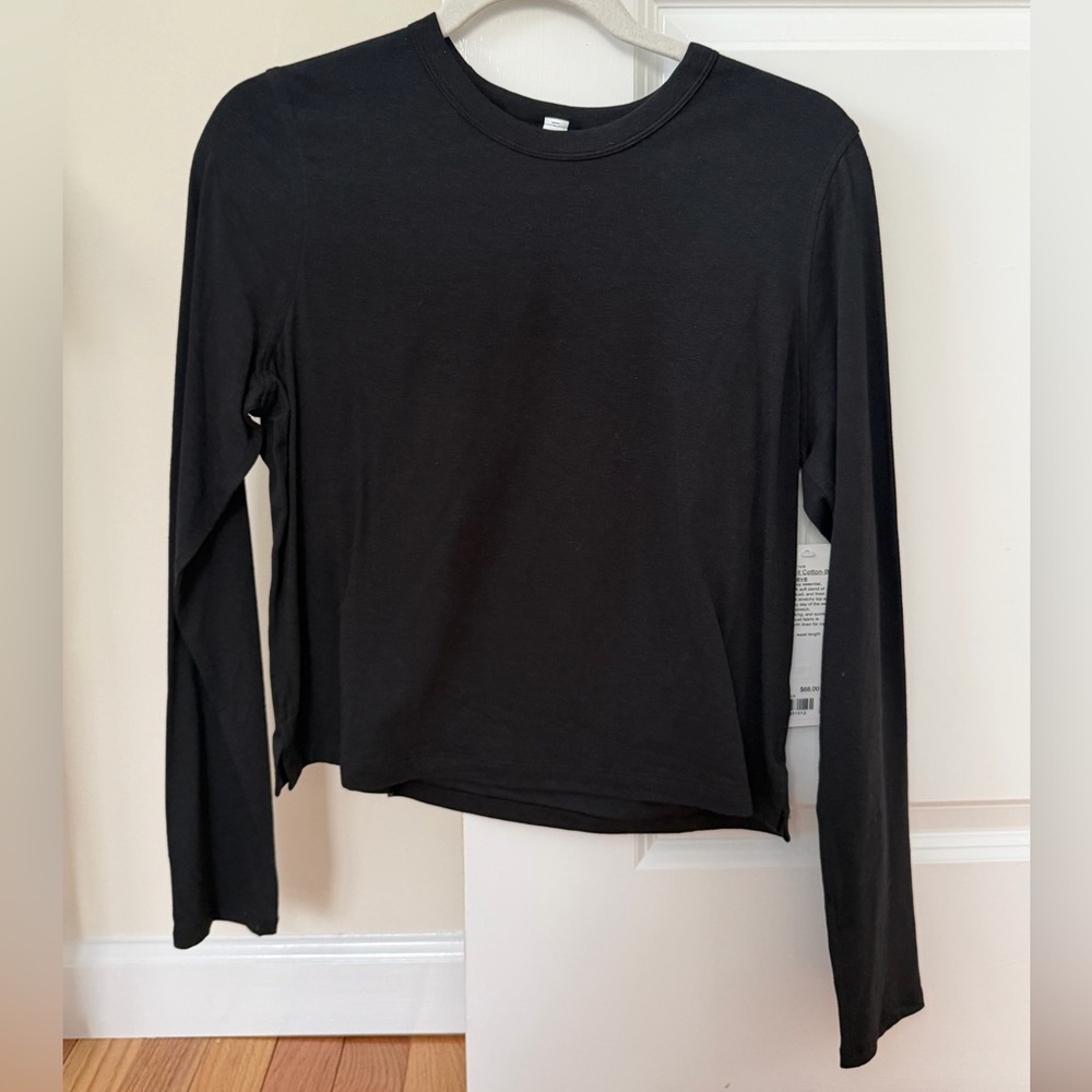 NWT Lululemon Classic Fit LS Black